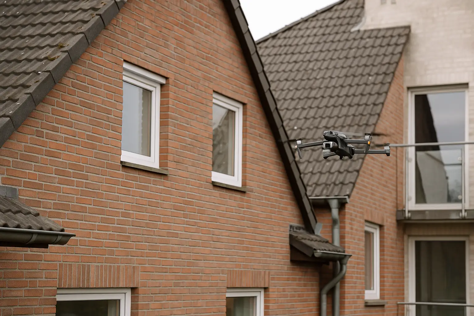 Dach- und Fassadenanalyse per Drohne