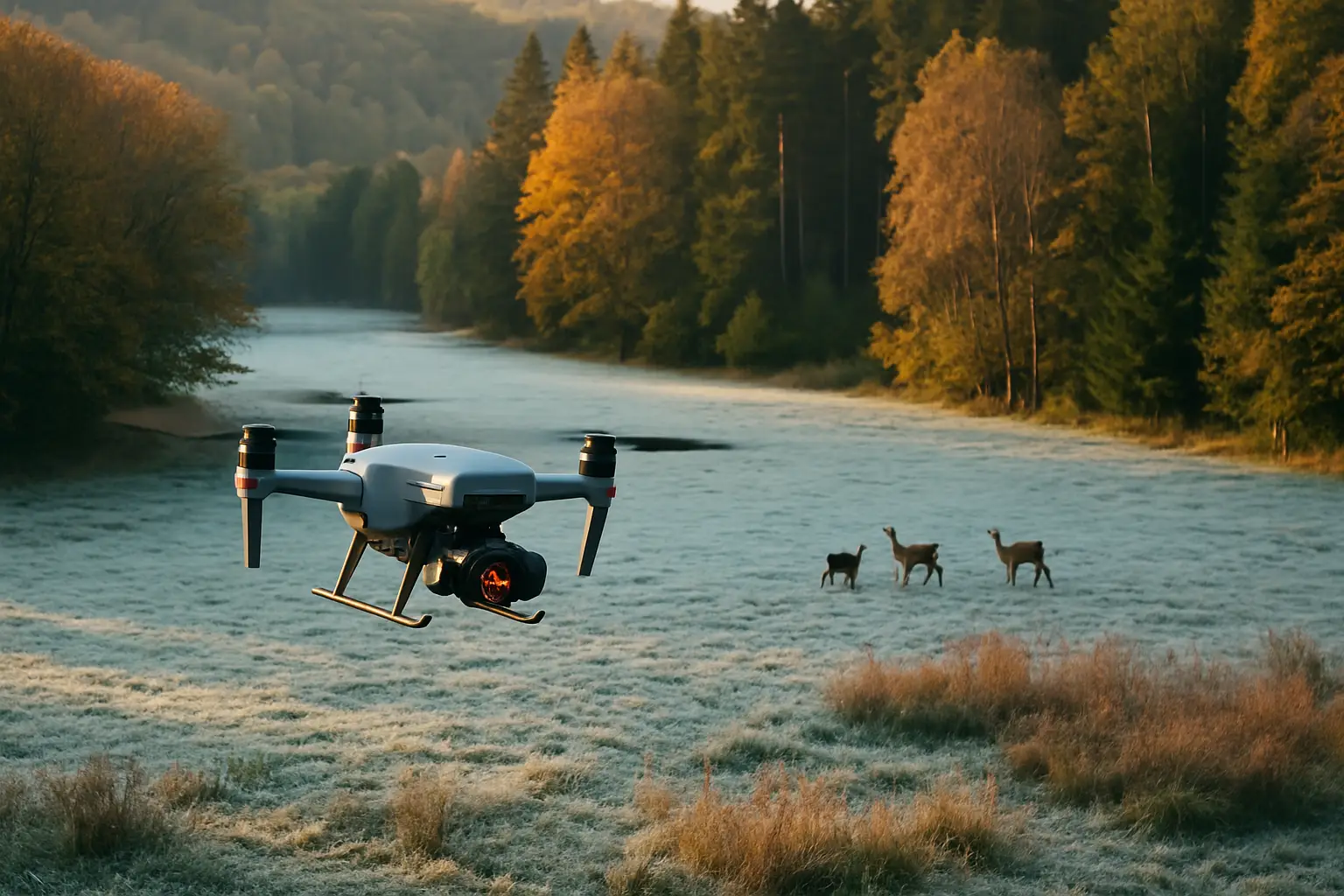 Drohnenunterstützung bei Mensch- und Tierrettung mit Wärmebildkamera