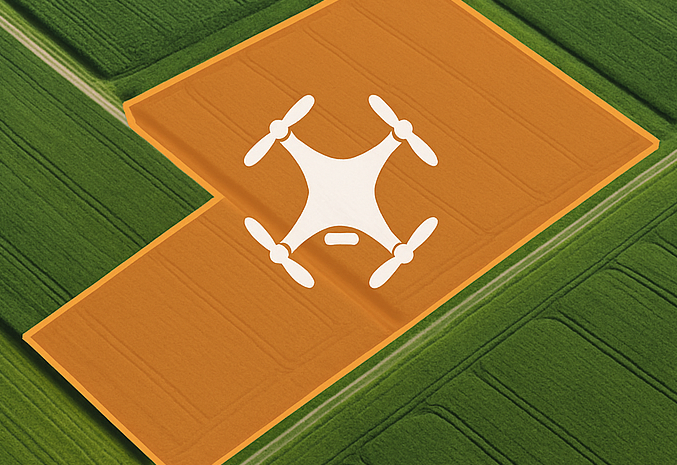 Drohnenvermessung für Dachflächen, Felder und Volumenberechnungen